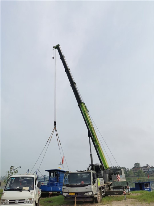 内乡县桥梁建设吊装案例